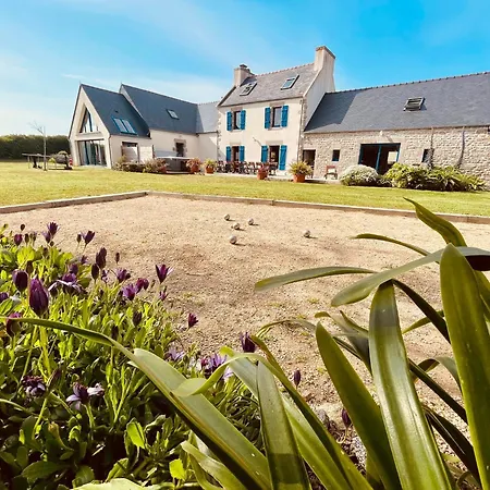 Maison Maillots Et Bigorneaux, 15 Pers, Jacuzzi, 40M De La Mer Kerlouan Exterior photo