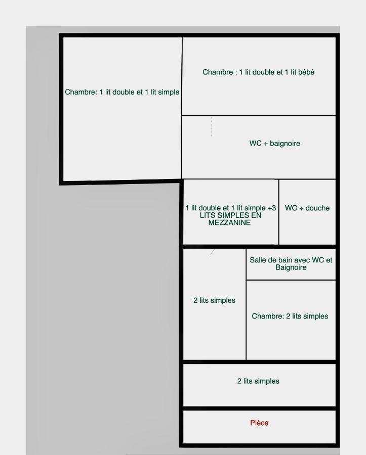 Holiday home Maison Maillots Et Bigorneaux, 15 Pers, Jacuzzi, 40m De La *